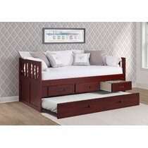 Chadwick twin gray captain shop bed with trundle